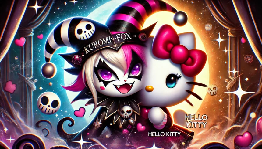 Kuromi:fox5ydxdt58= hello kitty